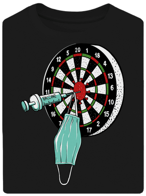 Zásah unisex tričko oversized Black