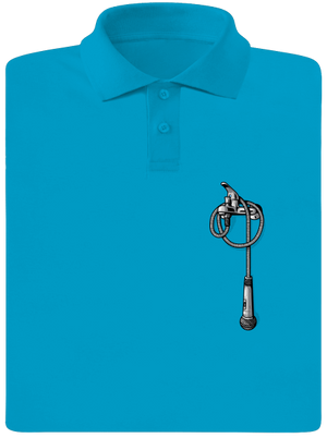 V sprche pánska polokošeľa Blue Atol