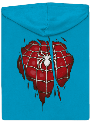 Spider Inside dámska mikina na zips Blue Atol