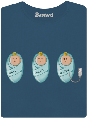 AI baby dámske tričko prémium Petrol Blue