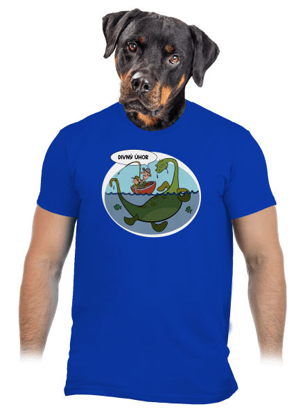 Divný úhor pánske tričko Royal Blue