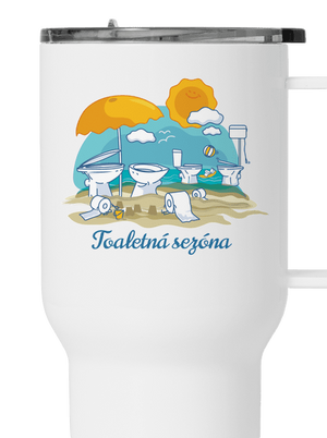 Toaletná sezóna termohrnček White