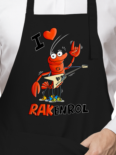 Rakenrol zástera Black