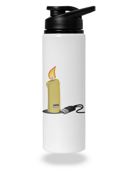 USB sviečka flaša na vodu White