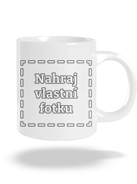 Vlastná potlač veľký hrnček White