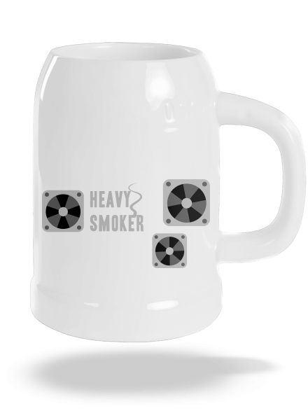 Heavy smoker polliter White