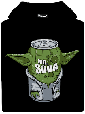 Mr. Sóda dámska mikina klokanka Black