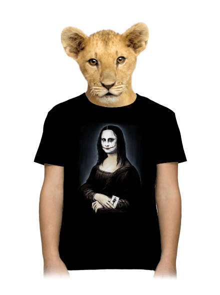 Mona Joker Lisa detské tričko Black