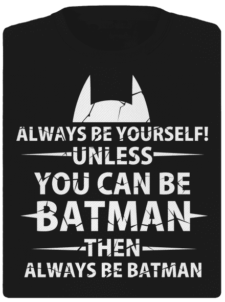 Batman dámske športové tričko Black
