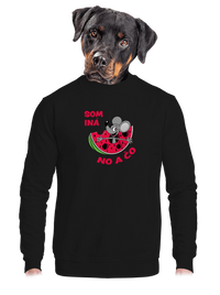 unisex mikina bez kapucne