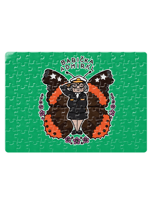 Babička admirál puzzle White