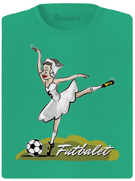 Futbalet dámske športové tričko Mint Mal