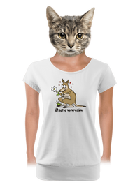 dámske tričko s lemom