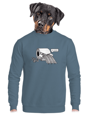 unisex mikina bez kapucne