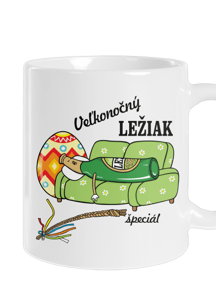 Veľkonočný ležiak klasický hrnček White