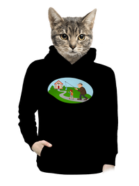 dámska mikina klokanka