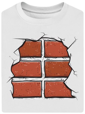 Tehly unisex tričko oversized White