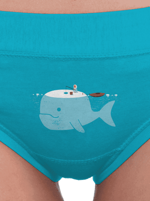 Rybárčenie dámske nohavičky Turquoise