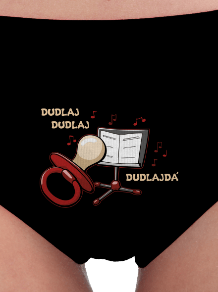 Dudlajdá dámske nohavičky Black
