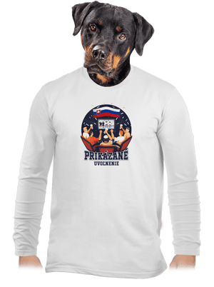 Prikázané uvoľnenie pánske dlhý rukáv White