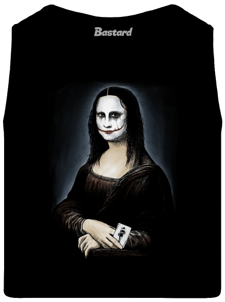 Mona Joker Lisa pánske tielko Black