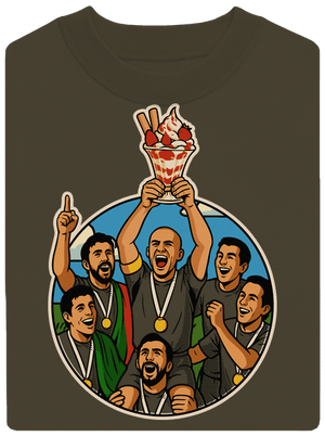 Pohár unisex mikina bez kapucne Urban Khaki