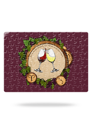 Vínny horoskop: Baran puzzle White