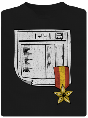 Cestovný poriadok pánske športové tričko Black