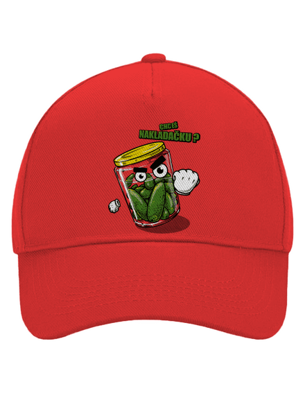 Nakladačka šiltovka baseballka Classic Red