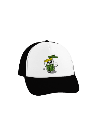Nakladačka šiltovka truckerka Black cap
