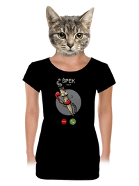 dámske tričko s lemom