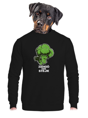 unisex mikina bez kapucne