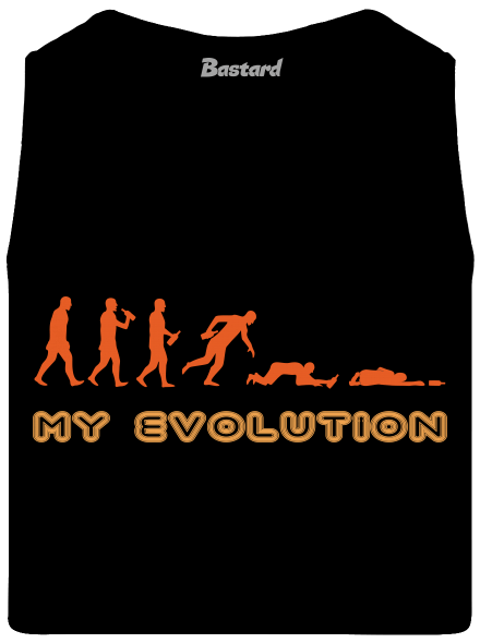 My evolution pánske tielko Black