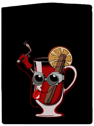 Zvarák pánska mikina na zips Black