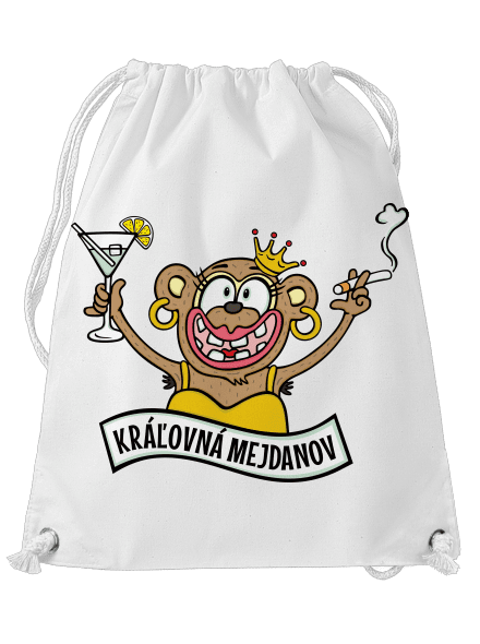 Kráľovná mejdanov vak White