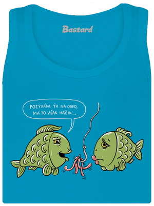 Háčik dámske tielko klasické Blue Atol