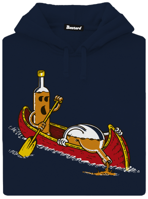 Rumáci pánska mikina klokanka Navy