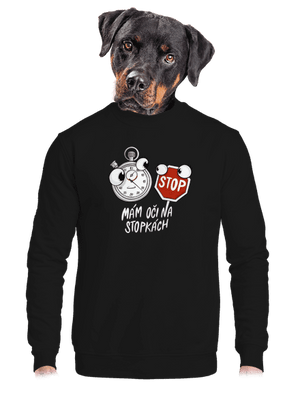 unisex mikina bez kapucne