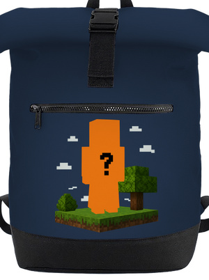 Minecraft z vlastnej fotky batoh French Navy