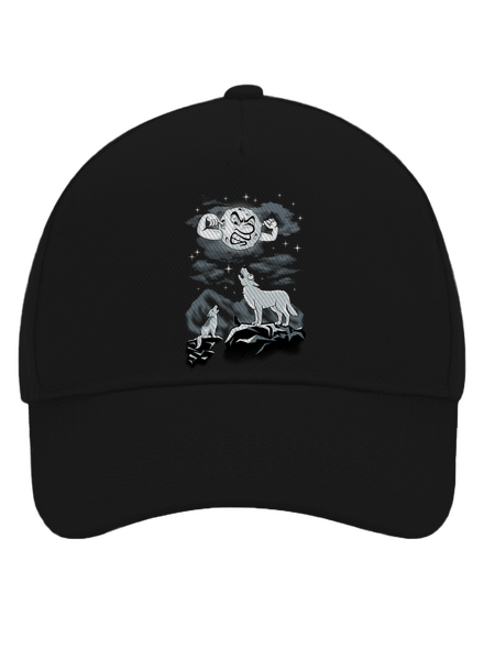 Vlčia ária šiltovka baseballka Black