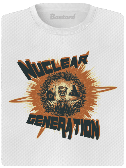 Nuclear generation 2 dámske športové tričko White