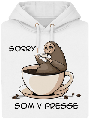 V presse unisex mikina premium Snowwhite