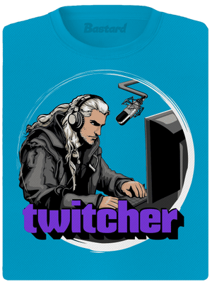 Twitcher dámske športové tričko Blue Atol