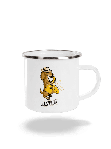 Jazzvečík plecháčik White