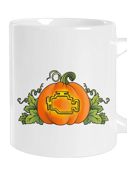 Strašidelný Halloween veľký hrnček White