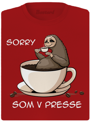 V presse dámske športové tričko Red Mal