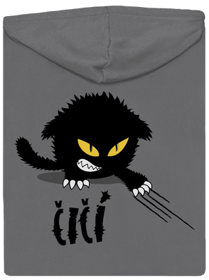 Čičina dámska mikina na zips Steel Gray