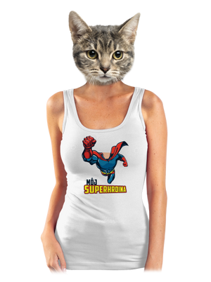 Môj superhrdina dámske tielko klasické White