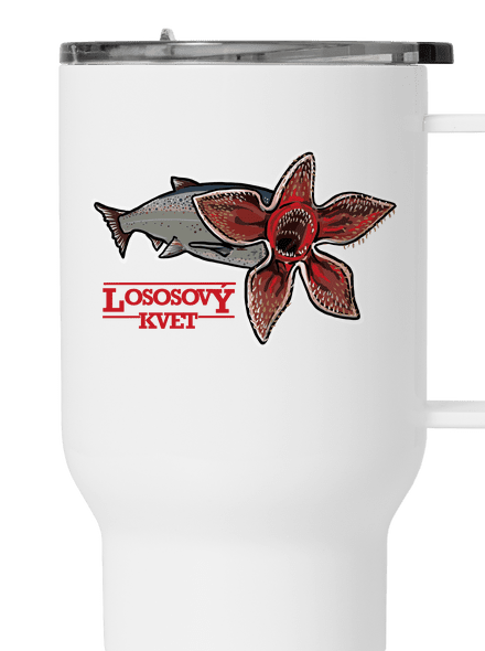 Lososový kvet termohrnček White