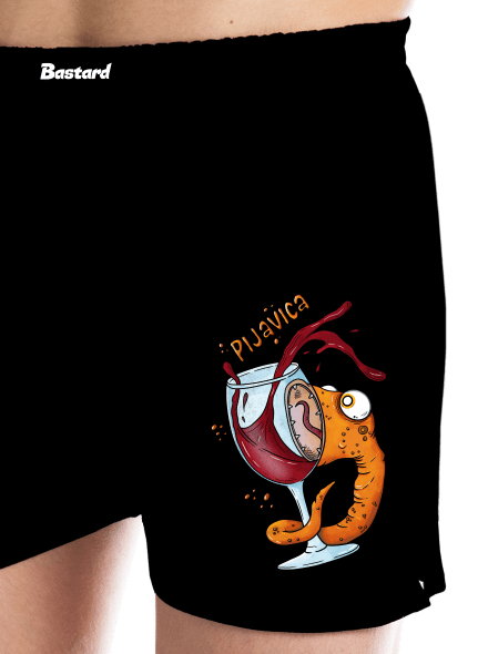 Pijavica pánske trenky Black